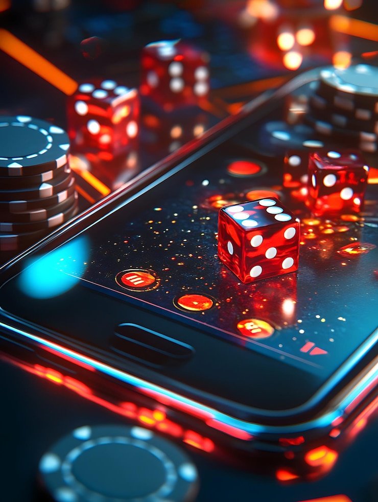 Antarmuka aplikasi mobile kopi 4d dengan navigasi sportsbook dan kasino